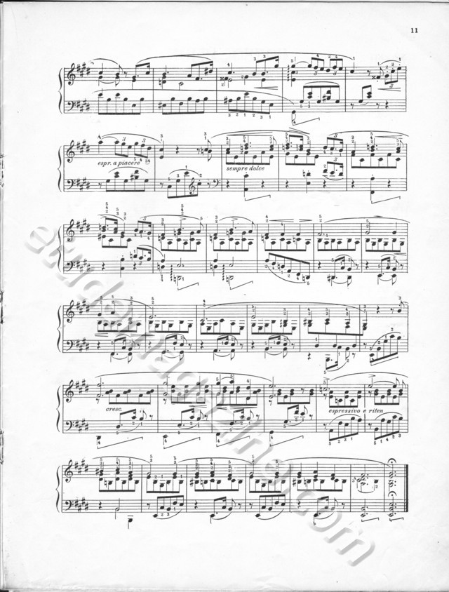 Consolation No. 5. Franz Liszt.