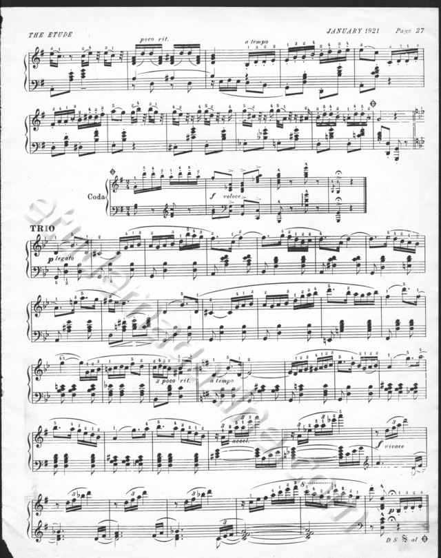 The Butterfly (Air De Ballet). Porter Steele, Op. 9.