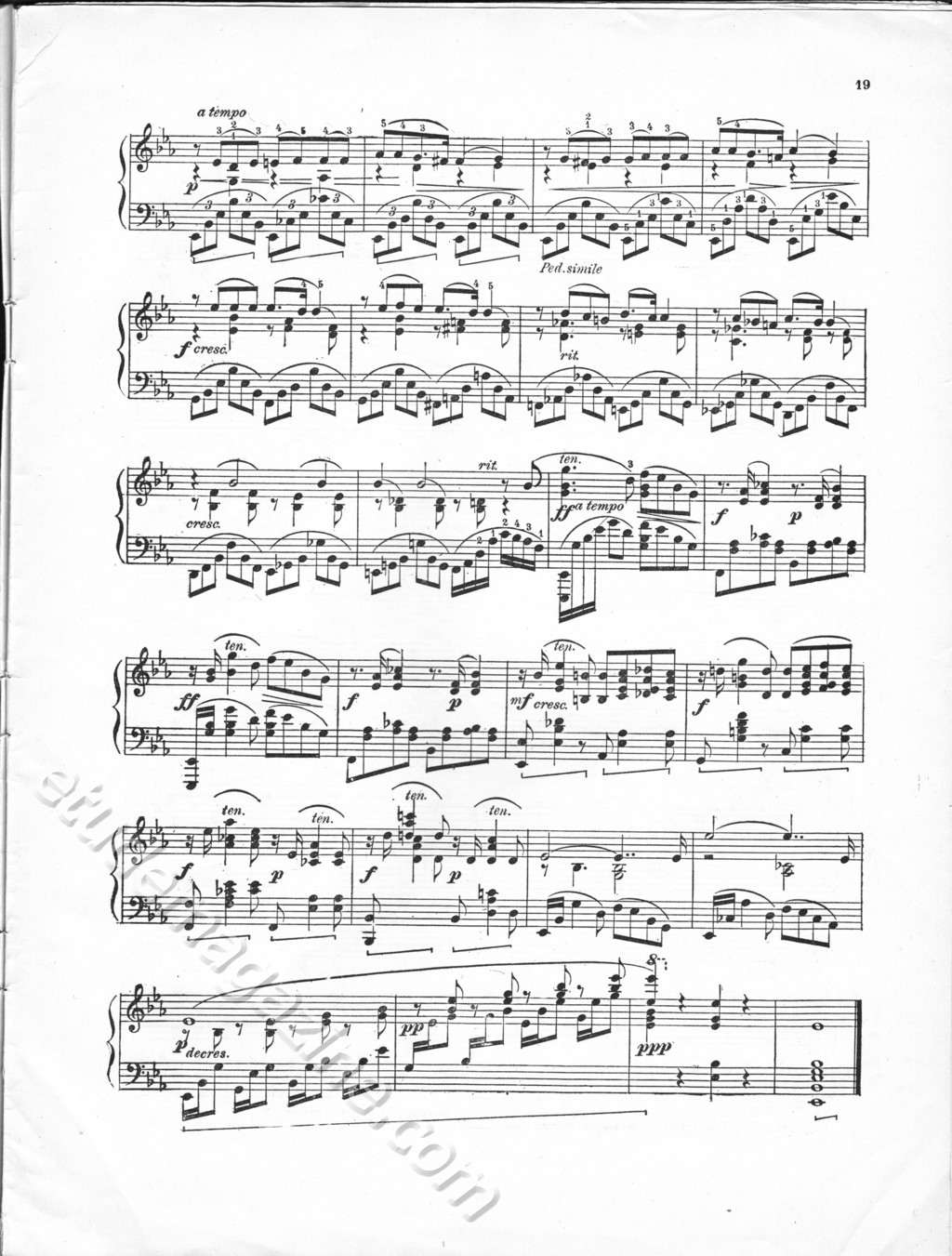 Romance. A. Rubinstein, Op. 44, No. 1