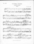 Funeral March, by Chopin, arranged for 4 hands