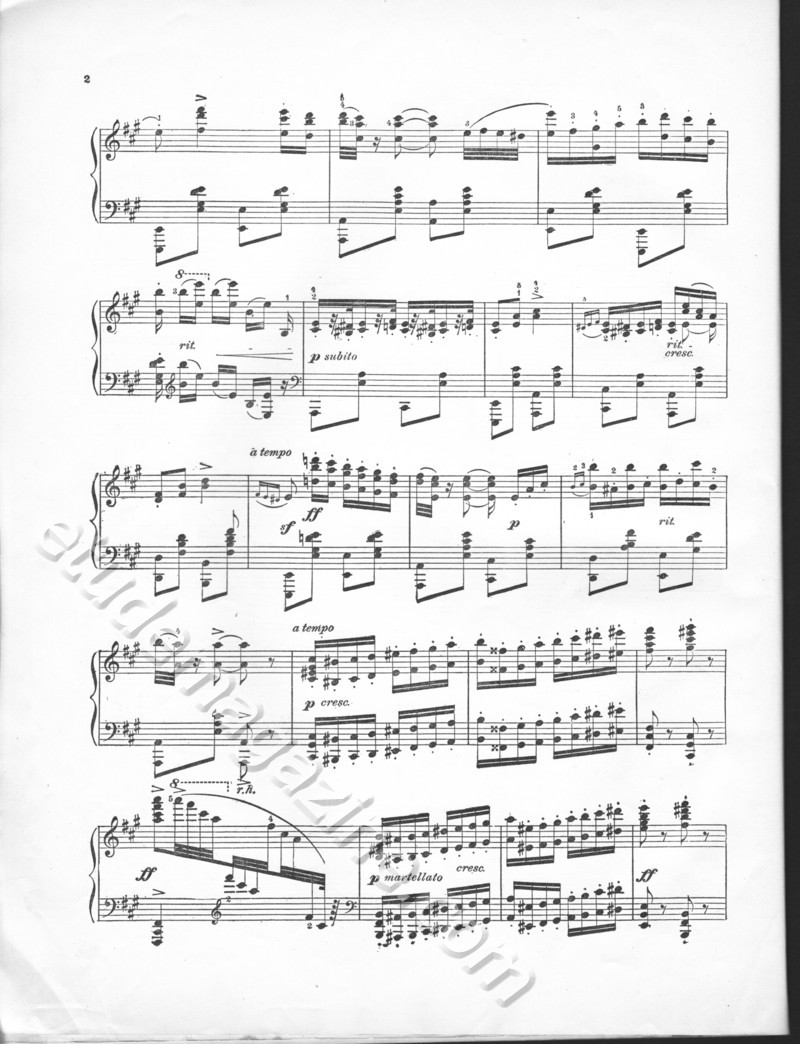 Hungarian Dance No. 7, Jos. Brahms. Concert Transcription by I. Philipp