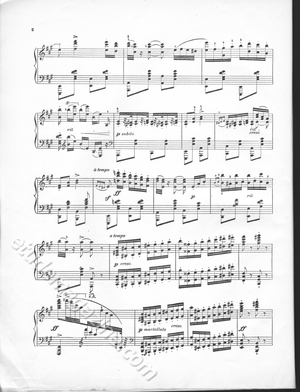 Hungarian Dance No. 7, Jos. Brahms. Concert Transcription by I. Philipp