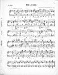 Melodie. Sigismund Stojowski, Op. 1, No. 1.