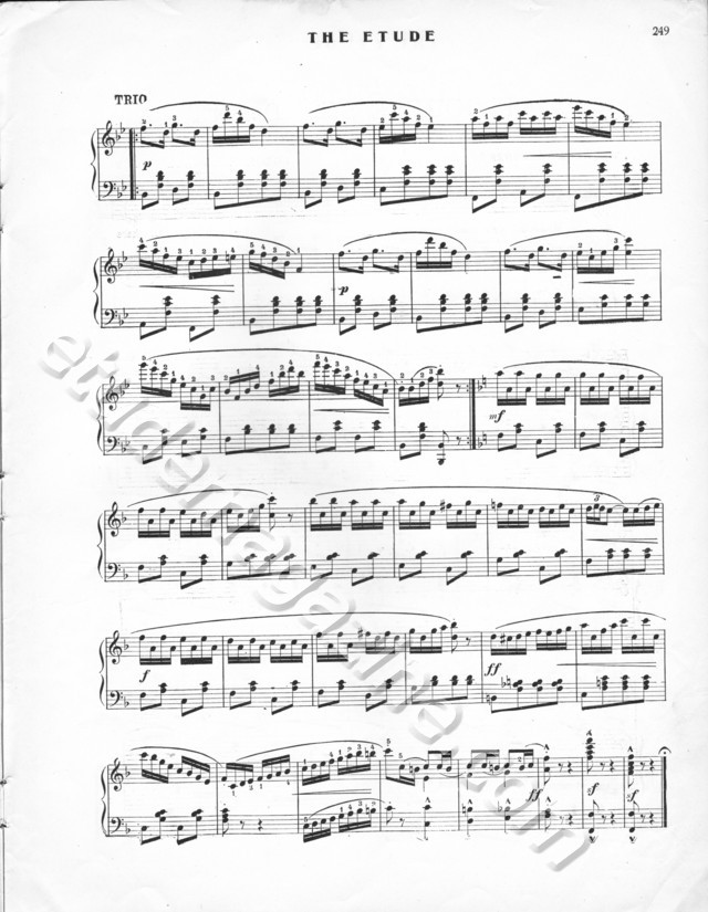 Le Carillon (Polka Brillante). Leon Ringuet, Op. 19.