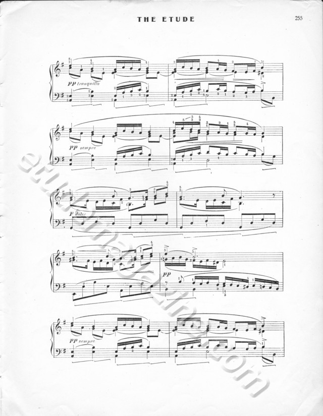 Berceuse. G. Karganoff, Op. 22, No. 3