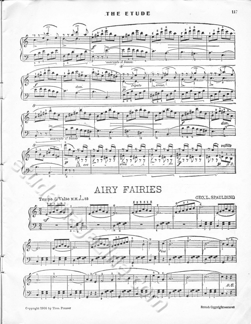 Airy Fairies. Geo. L. Spaulding.