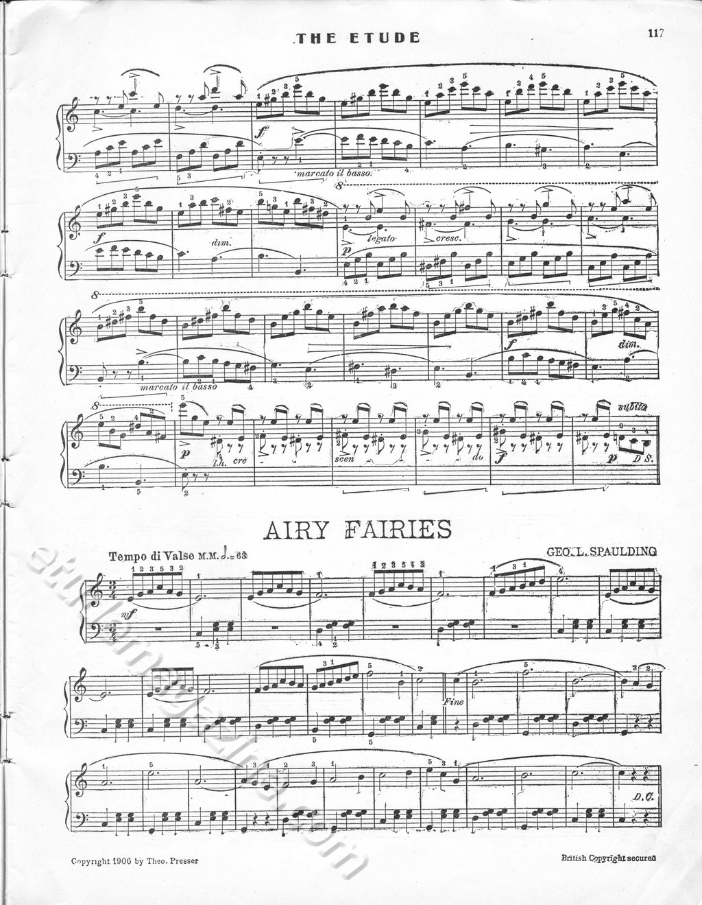 Airy Fairies. Geo. L. Spaulding.