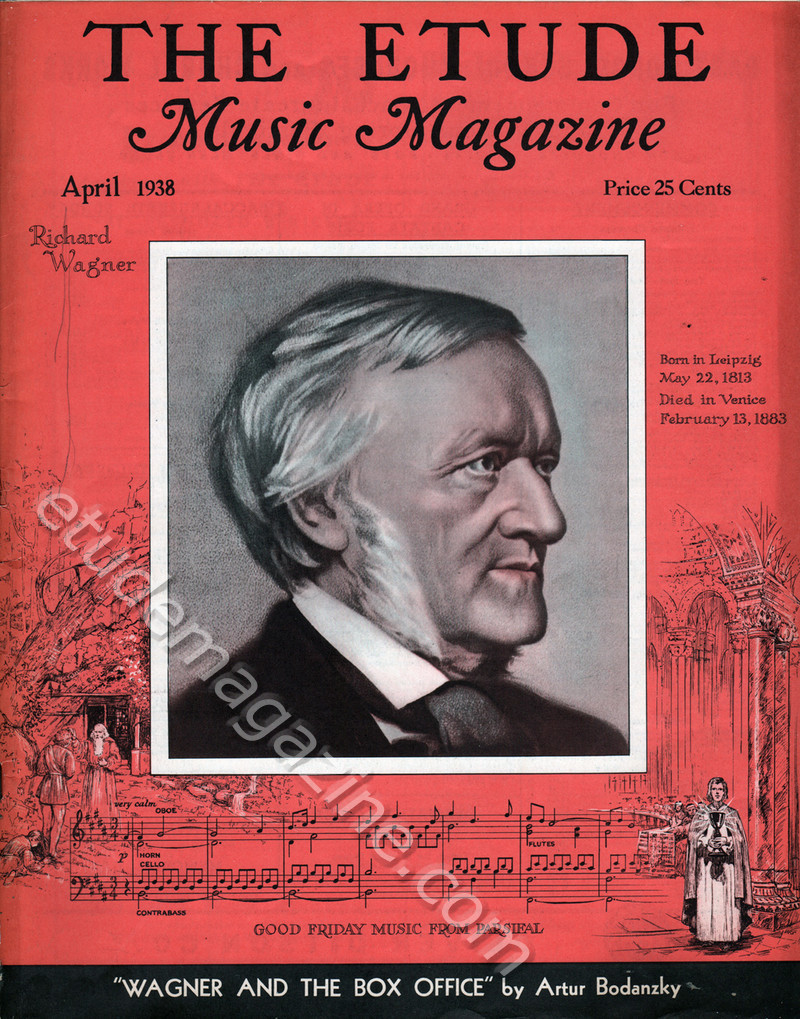 April, 1938. Richard Wagner.