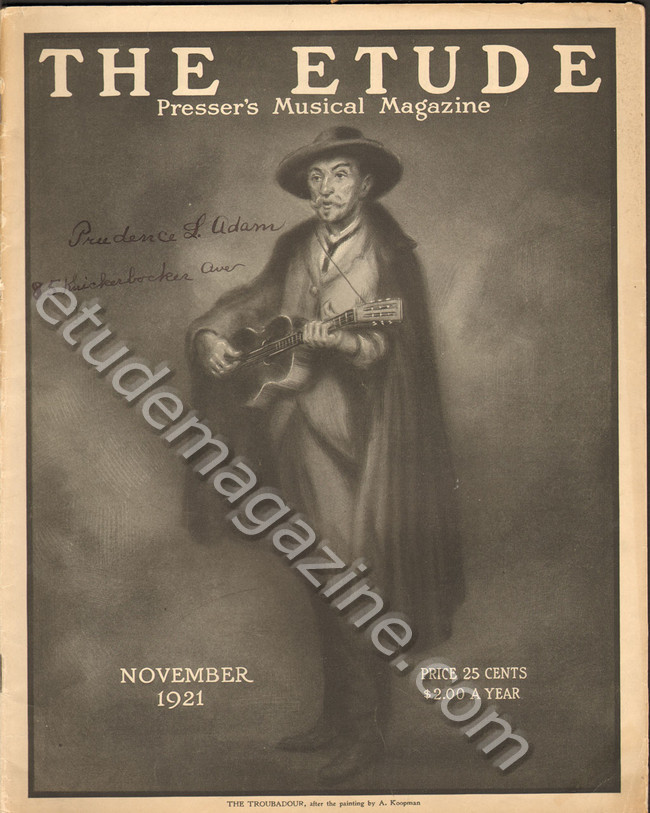 November, 1921