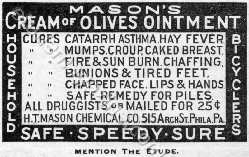 Mason's Cream of Olives Ointment