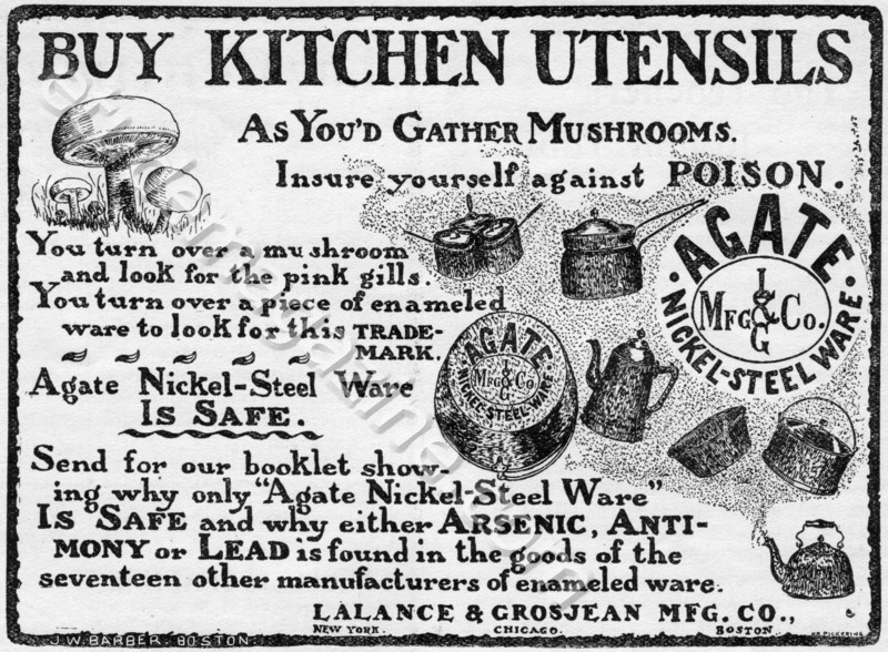 BUY KITCHEN UTENSILS AS YOU'D GATHER MUSHROOMS