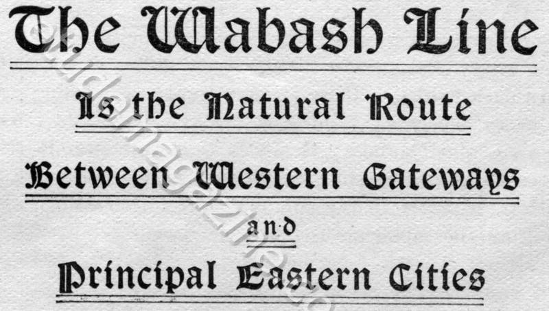 The Wabash Line Is the Natural Route