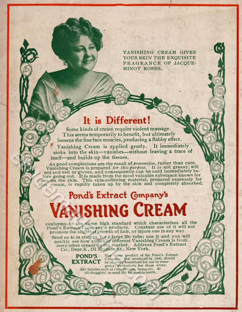 Pond's Extract Company's Vanishing Cream