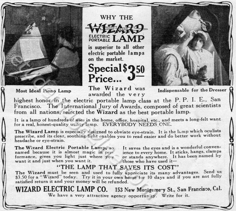 Wizard Electric Portrable Lamp