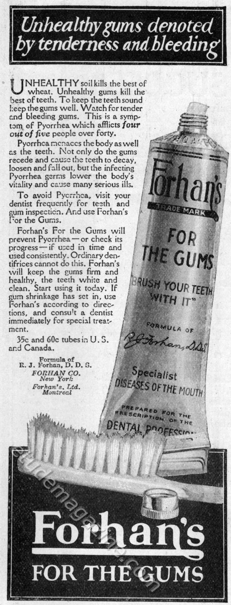Forhan's for the Gums