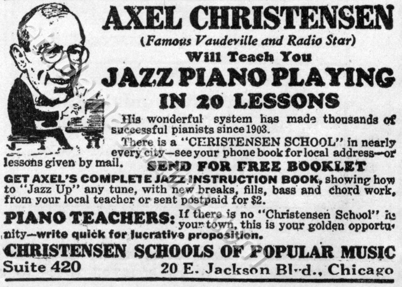 Axel Christensen Will Teach You Jazz Piano Playing