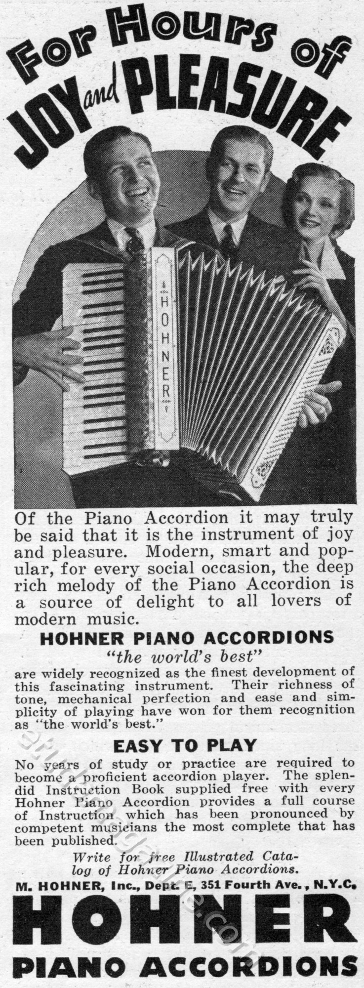 Hohner Piano Accordians