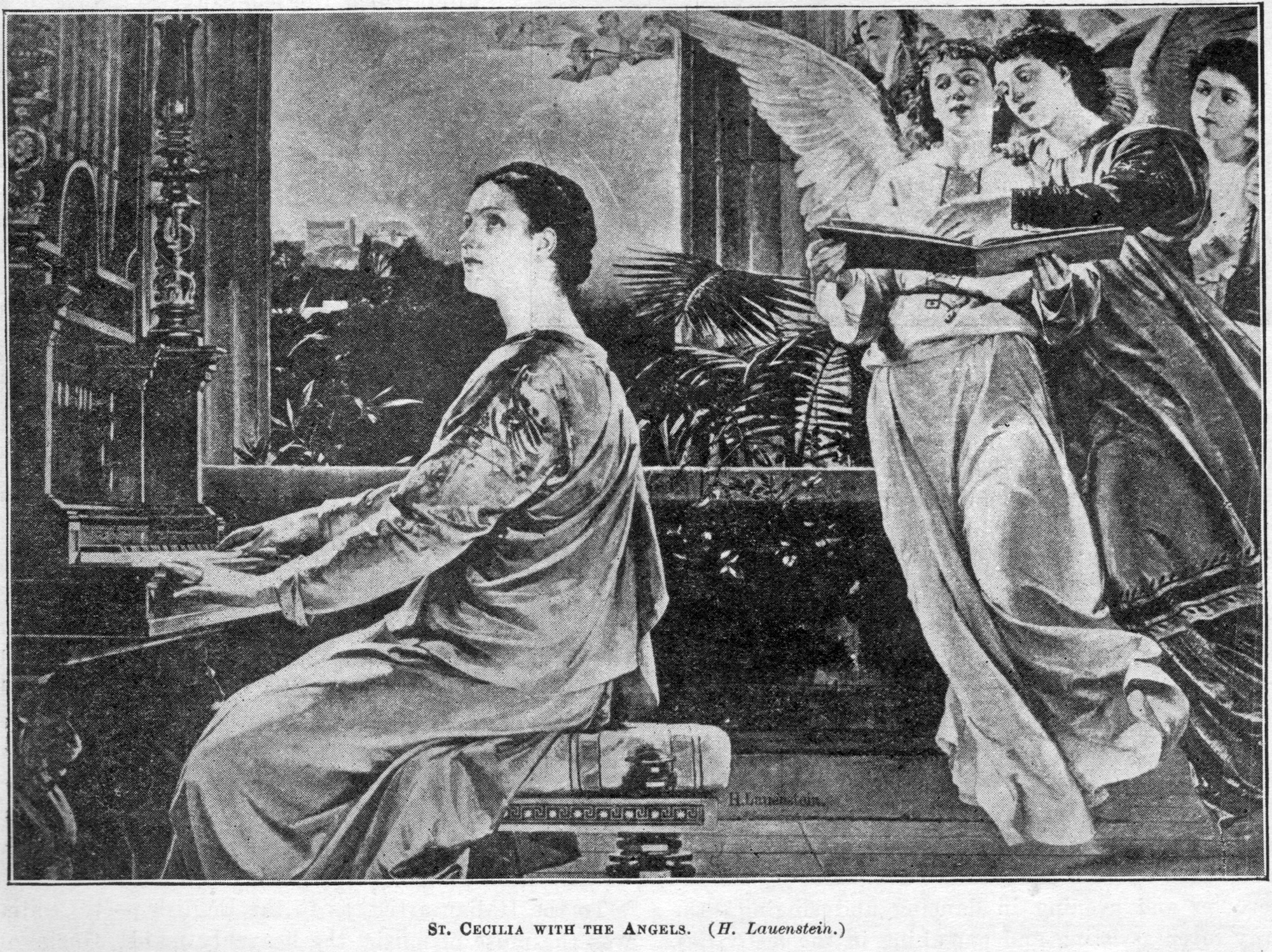 St. Cecilia in Art and Poetry. "The Etude" Music Magazine, March, 1900