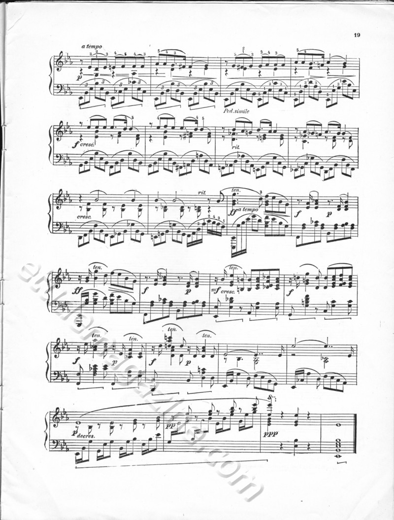 Romance. A. Rubinstein, Op. 44, No. 1