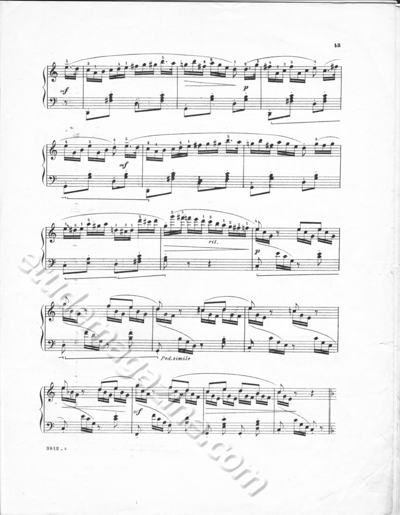 Softly Sings the Brooklet, by Hermann Wenzel, Op. 63.