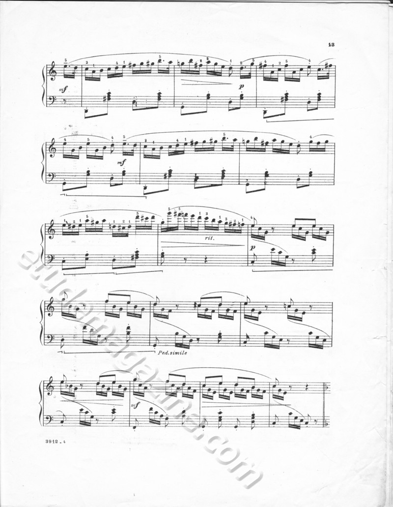 Softly Sings the Brooklet, by Hermann Wenzel, Op. 63.