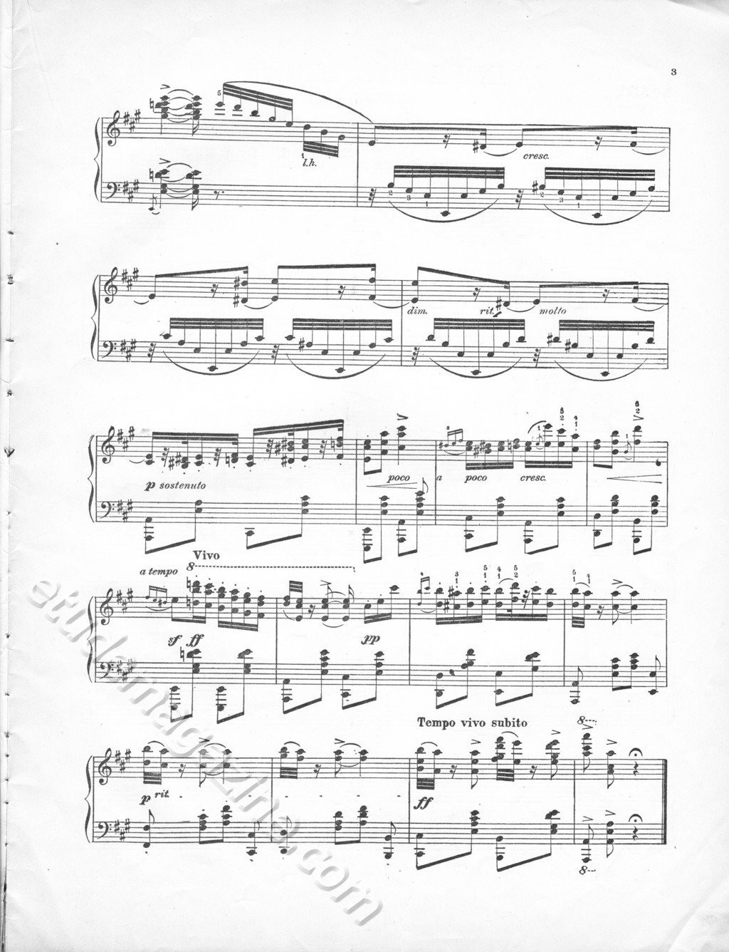 Hungarian Dance No. 7, Jos. Brahms. Concert Transcription by I. Philipp