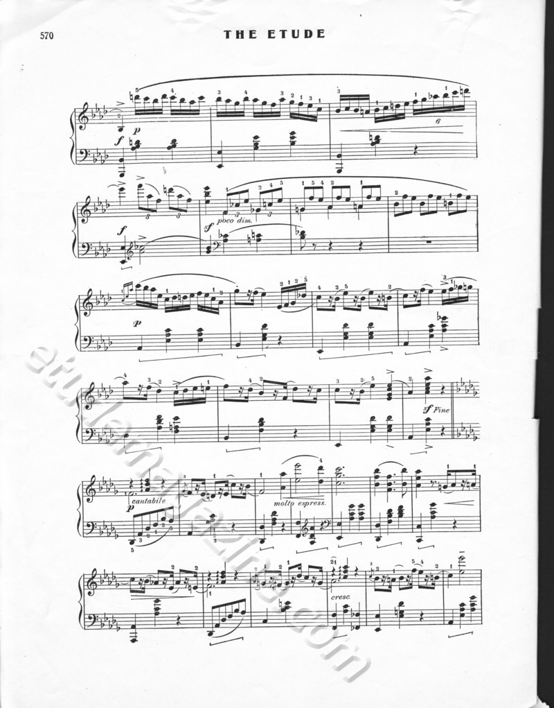 Danse Characteristique (Morceau Gracieuse). August Nölck, Op. 140.