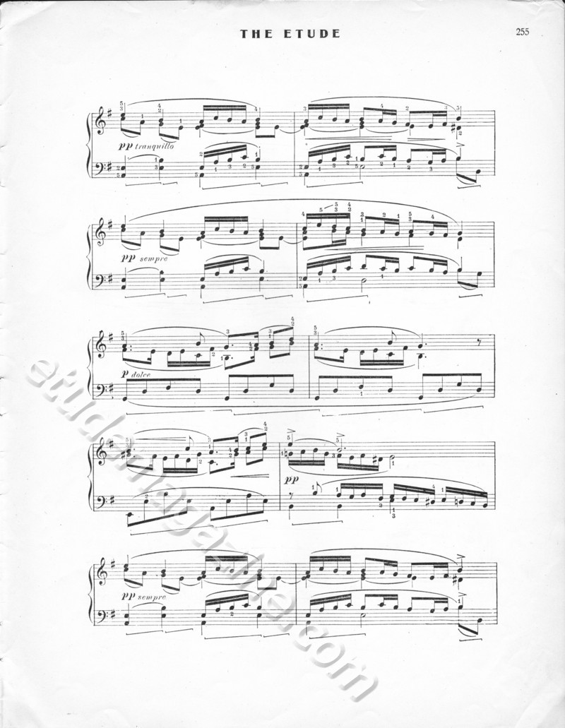 Berceuse. G. Karganoff, Op. 22, No. 3