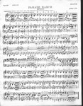 Parade March (Piano 4-Hand). Josef Löw.