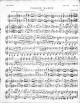 Parade March (Piano 4-Hand). Josef Löw.