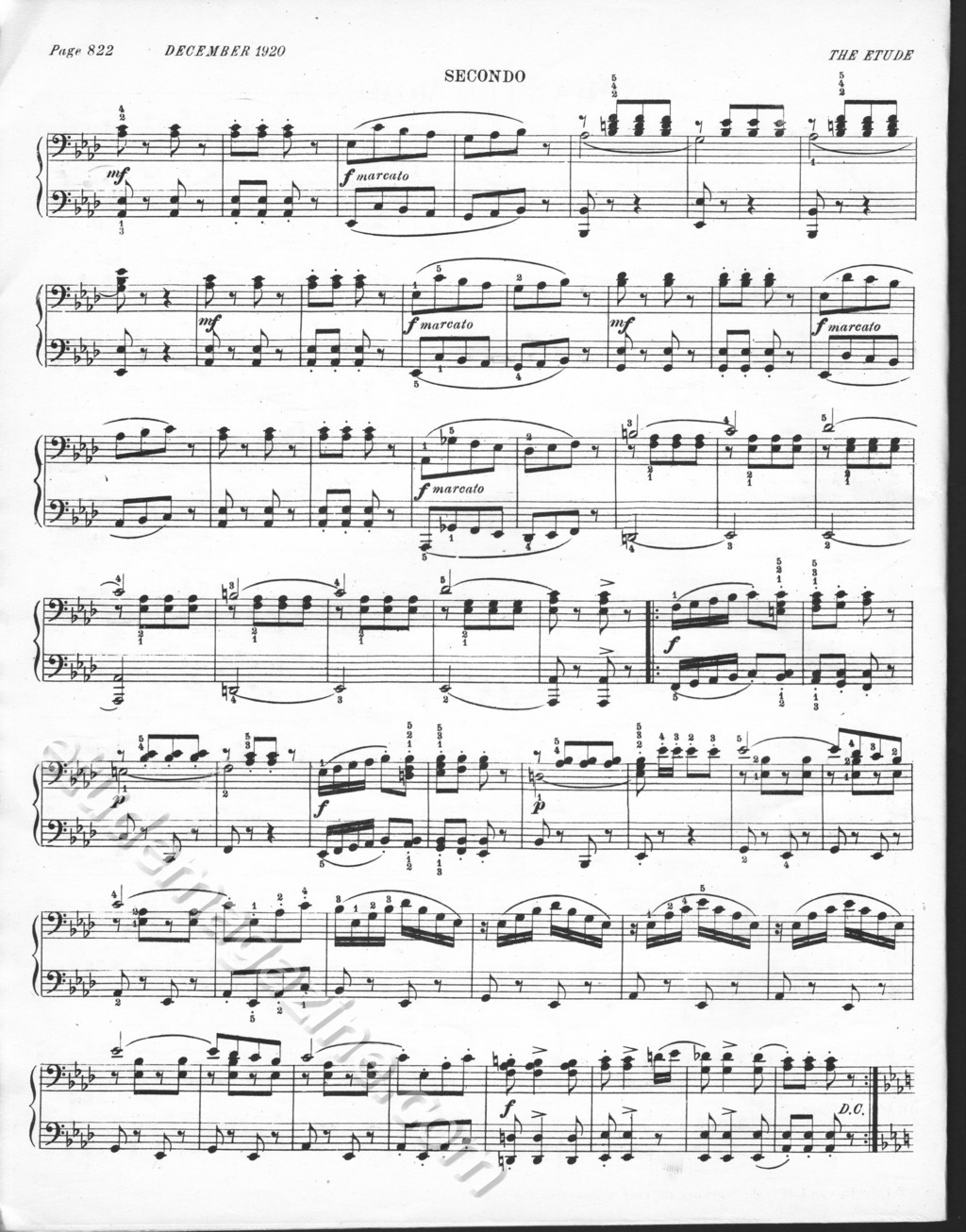 Enchanted Moments (Polka Caprice), for piano 4-hands. Adam Geibel.