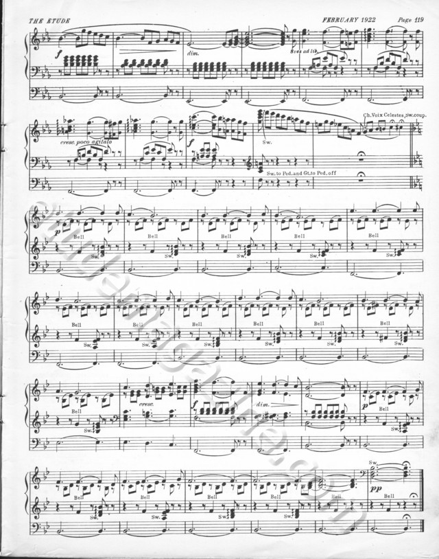 In the Cloister. Gistav Lange, Arr. by H.J. Stewart.