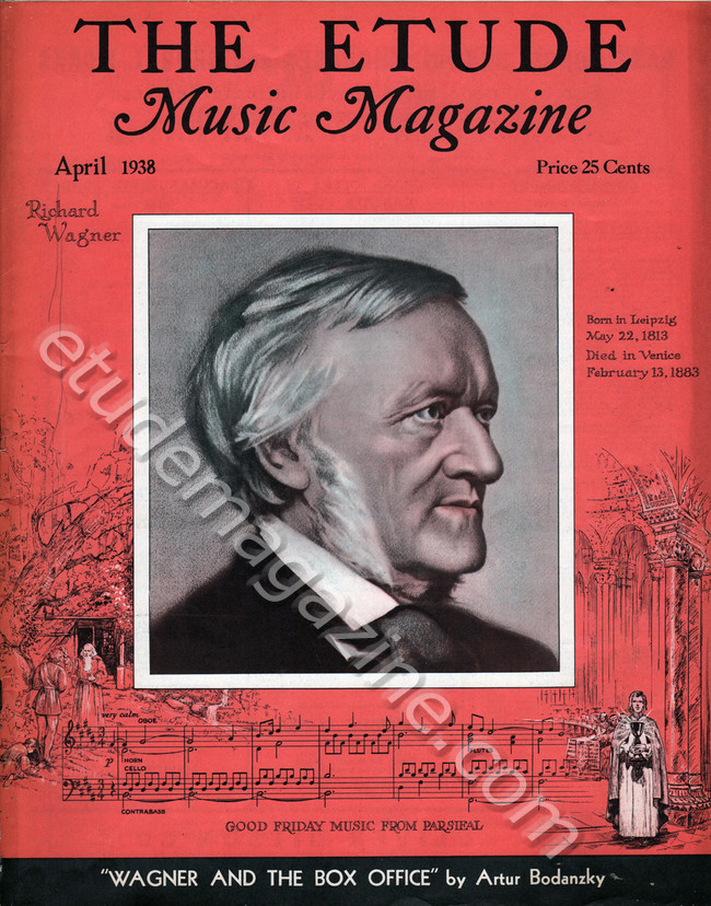 April, 1938. Richard Wagner.