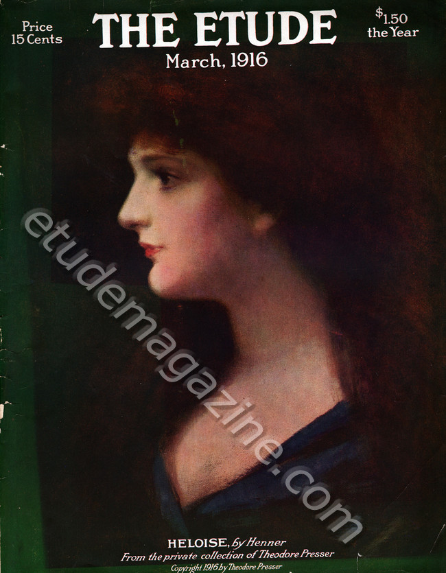March, 1916. Heloise, by Henner