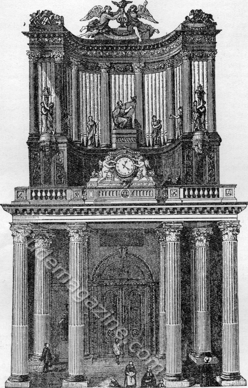 Organ in the Church of St. Sulpice, Paris January, 1901