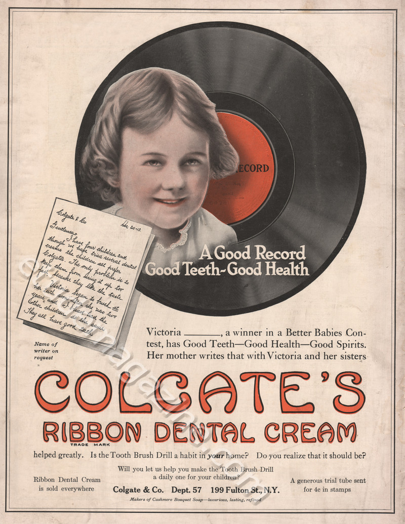 Colgate's Ribbon Dental Cream