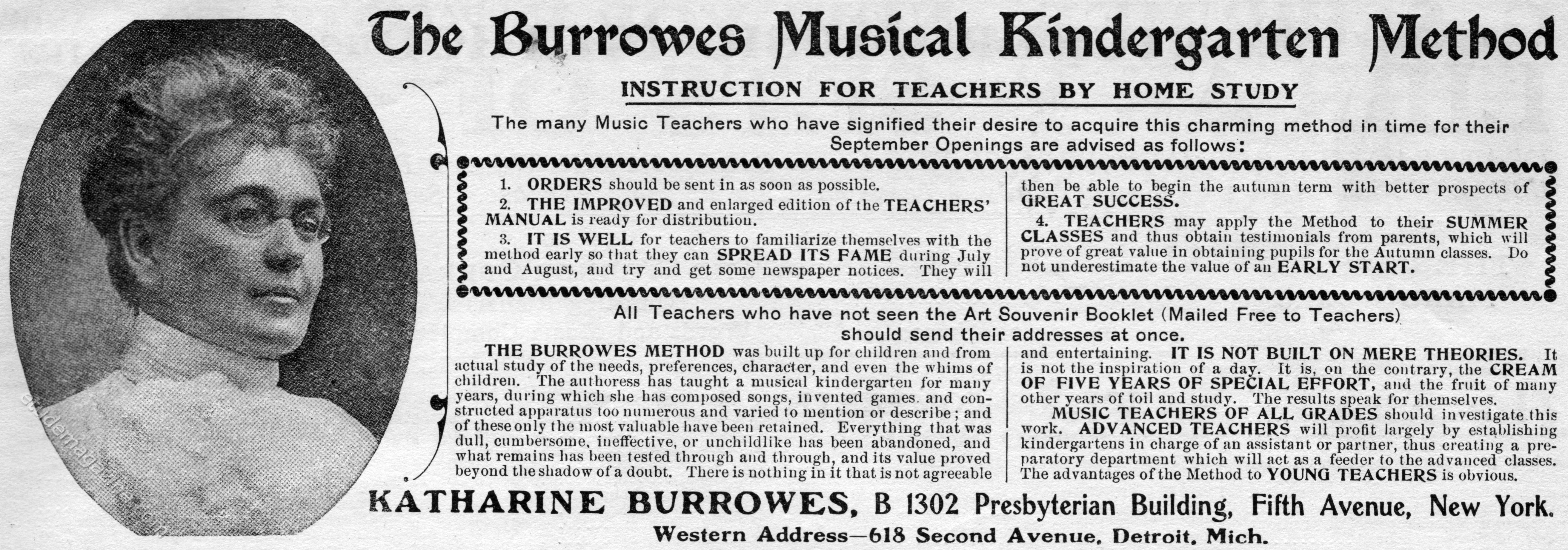 The Burrowes Musical Kindergarten Method
