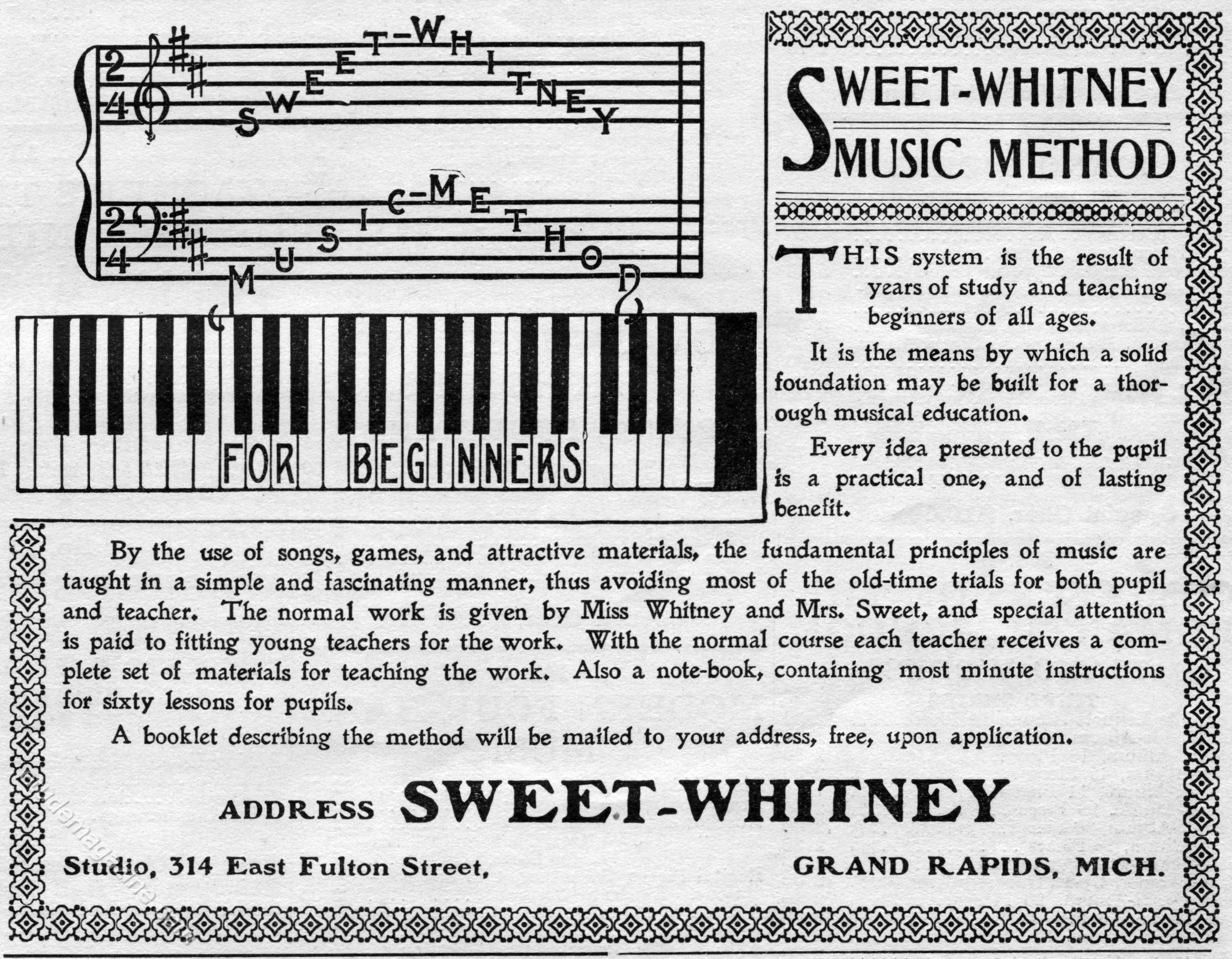 Sweet-Whitney Music Method